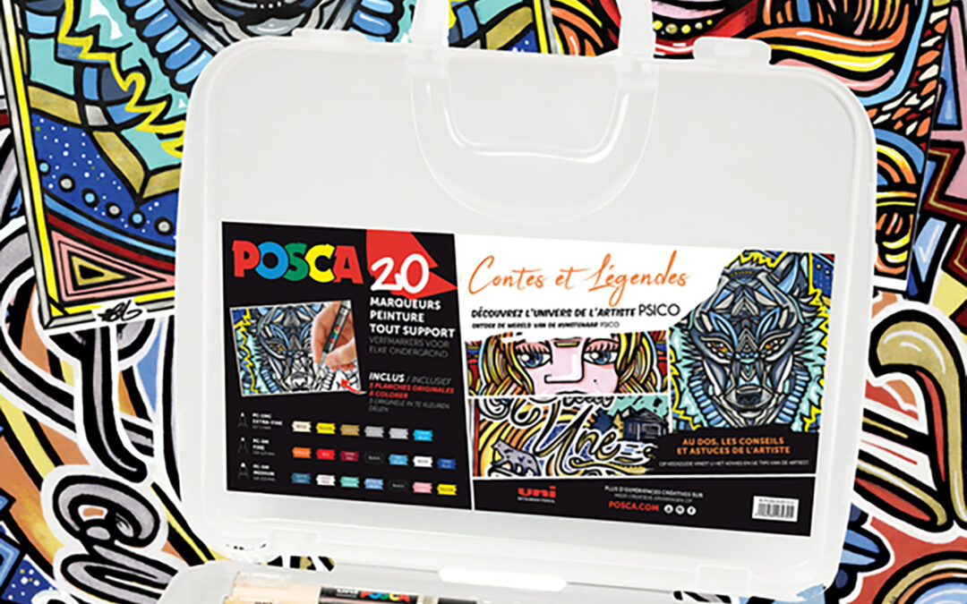 Mallettes Posca CONTES ET LEGENDES  by Psico